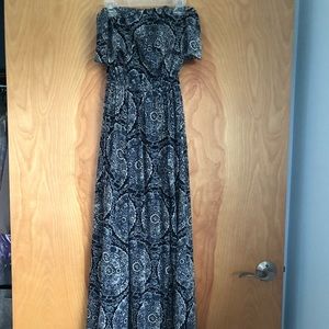 Hollister Strapless Peasant Maxi